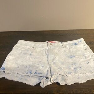 Denim Guess Shorts Size 31 Tie-Dye